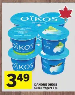 Foodland DANONE OIKOS Greek Yogurt offer