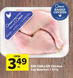 Foodland AIR-CHILLED Chicken Leg Quarters offer