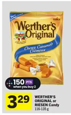 Foodland WERTHER'S ORIGINAL or RIESEN Candy offer