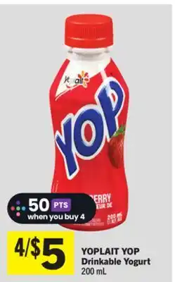 Foodland YOPLAIT YOP Drinkable Yogurt offer
