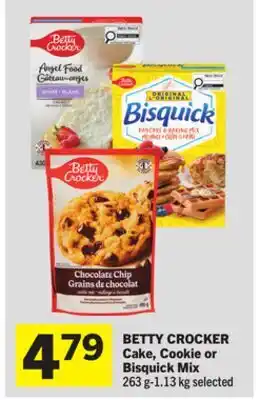 Foodland BETTY CROCKER Cake, Cookie or Bisquick Mix offer