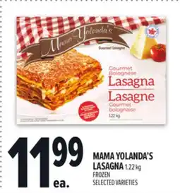 Metro MAMA YOLANDA'S LASAGNA offer