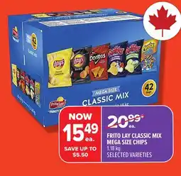 Metro FRITO LAY CLASSIC MIX MEGA SIZE CHIPS offer
