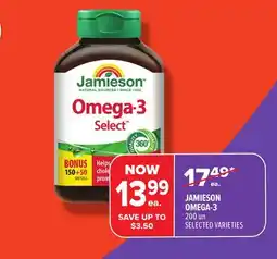 Metro JAMIESON OMEGA-3 offer