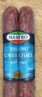 Metro MASTRO CASALINGO, CALABRESE OR SOPRESSATA SALAMI offer
