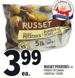 Metro PEI RUSSET POTATOES offer