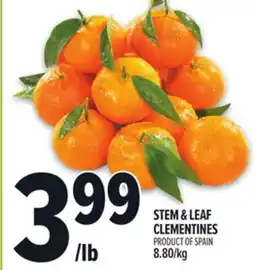 Metro STEM & LEAF CLEMENTINES offer