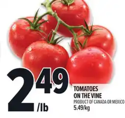 Metro TOMATOES ON THE VINE offer