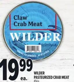 Metro WILDER PASTEURIZED CRAB MEAT offer