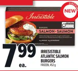 Metro IRRESISTIBLE ATLANTIC SALMON BURGERS offer