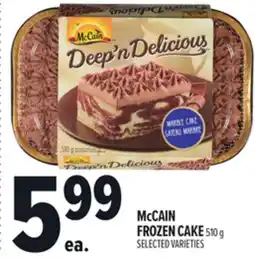 Metro MCCAIN FROZEN CAKE offer