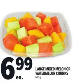 Metro LARGE MIXED MELON OR WATERMELON CHUNKS offer