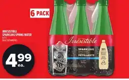 Metro IRRESISTIBLE SPARKLING SPRING WATER offer