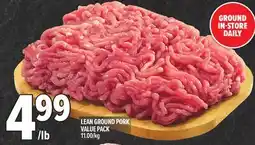 Metro LEAN GROUND PORK VALUE PACK offer