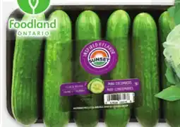 Metro CAULIFLOWER MINI CUCUMBERS offer