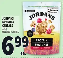 Metro JORDANS GRANOLA CEREALS offer