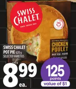 Metro SWISS CHALET POT PIE offer
