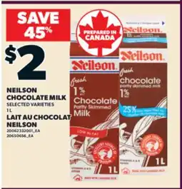 Valu-mart LAIT AU CHOCOLAT NEILSON offer