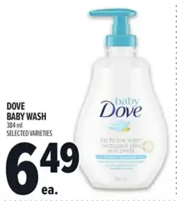 Metro DOVE BABY WASH offer