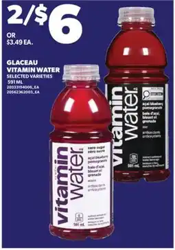 Valu-mart GLACEAU VITAMIN WATER offer