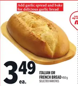 Metro ITALIAN OR FRENCH BREAD offer