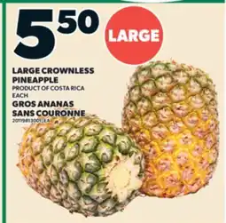 Valu-mart GROS ANANAS SANS COURONNE, EACH offer