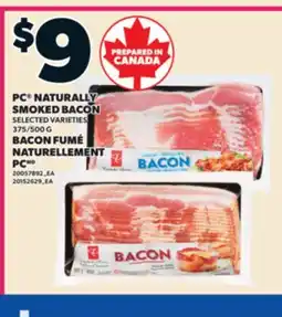 Valu-mart BACON FUMÉ NATURELLEMENT PC, 375/500 G offer