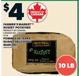 Valu-mart POMMES DE TERRE RUSSET DÉLICES DU MARCHÉ, 10 LB offer