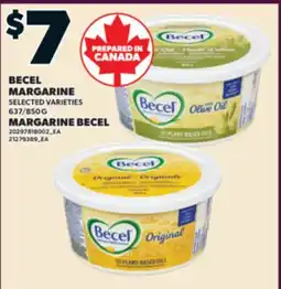 Valu-mart MARGARINE BECEL, 637/850 G offer