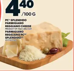 Valu-mart PC SPLENDIDO PARMIGIANO REGGIANO CHEESE offer