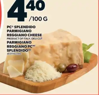 Valu-mart PC SPLENDIDO PARMIGIANO REGGIANO CHEESE offer