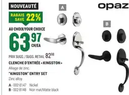 BMR CLENCHE D'ENTRÉE  KINGSTON  offer