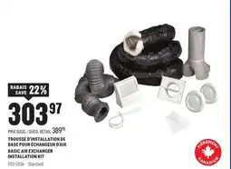 BMR TROUSSE D'INSTALLATION DE BASE POUR ÉCHANGEUR D'AIR offer