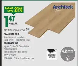 BMR PLANCHER SPC offer