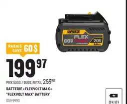 BMR BATTERIE  FLEXVOLT MAX  offer