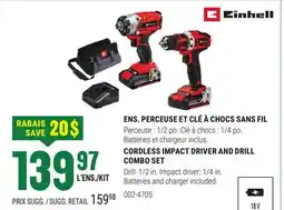 BMR ENS. PERCEUSE ET CLÉ À CHOCS SANS FIL offer