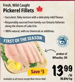 Farm Boy Fresh, Wild Caught Pickerel Fillets offer