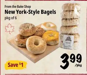 Farm Boy New York-Style Bagels offer