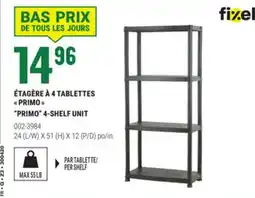 BMR ÉTAGÈRE À 4 TABLETTES  PRIMO  offer