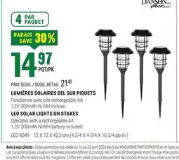 BMR LUMIÈRES SOLAIRES DEL SUR PIQUETS offer