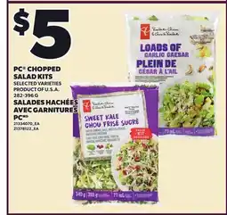 Independent Grocer PC CHOPPED SALAD KITS offer