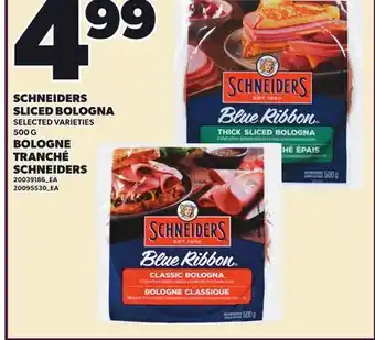 Independent Grocer SCHNEIDERS SLICED BOLOGNA offer