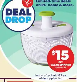 Independent Grocer PC SALAD SPINNER offer