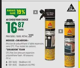 BMR MOUSSE  SIKABOOM  offer