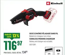 BMR SCIE À CHAÎNE D'ÉLAGAGE SANS FIL offer