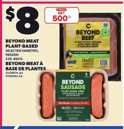 Independent Grocer BEYOND MEAT PLANT-BASED offer