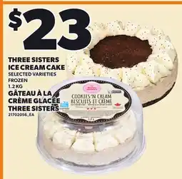 Independent Grocer THREE SISTERS ICE CREAM CAKE offer