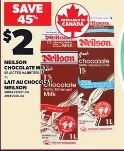 Independent Grocer NEILSON CHOCOLATE MILK offer
