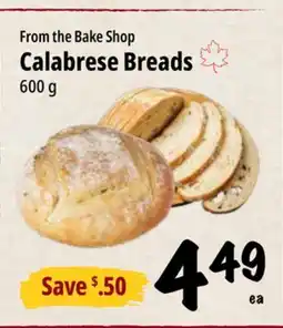 Farm Boy From the Bake Shop Calabrese Breads offer