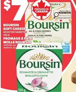 Independent Grocer BOURSIN SOFT CHEESE offer